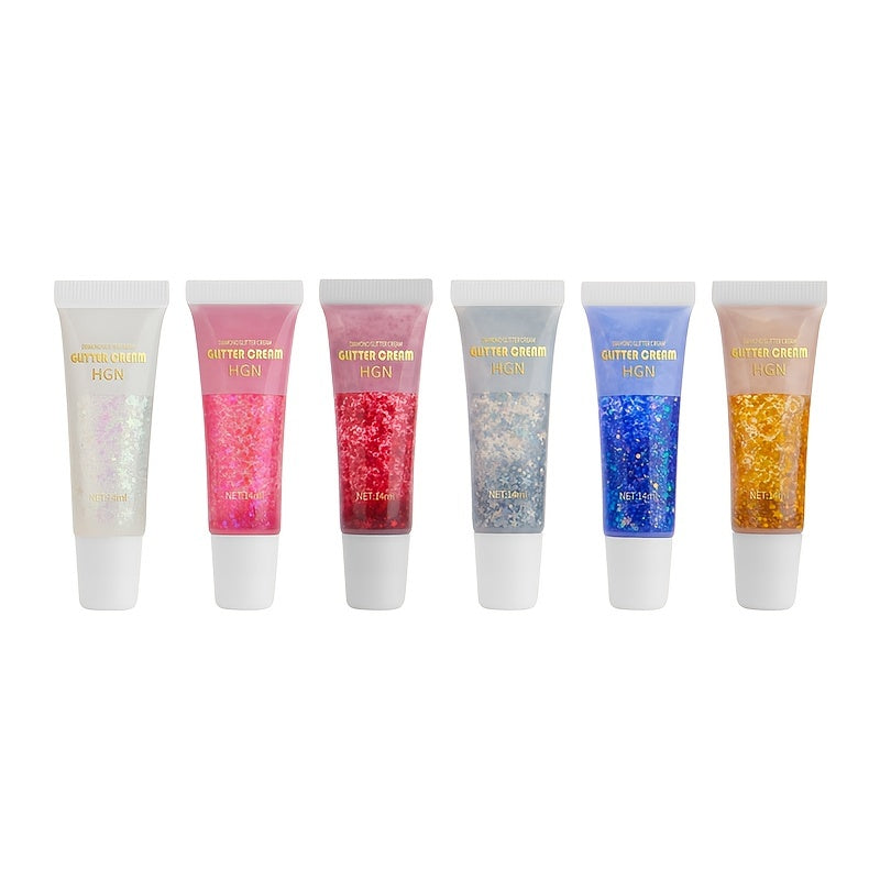 Mermaid Sequins Body Glitter Gel Make Up