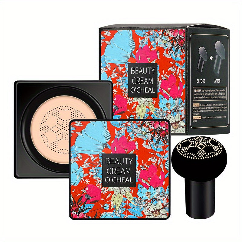 BB Cream Foundation With Mushroom Head Sponge