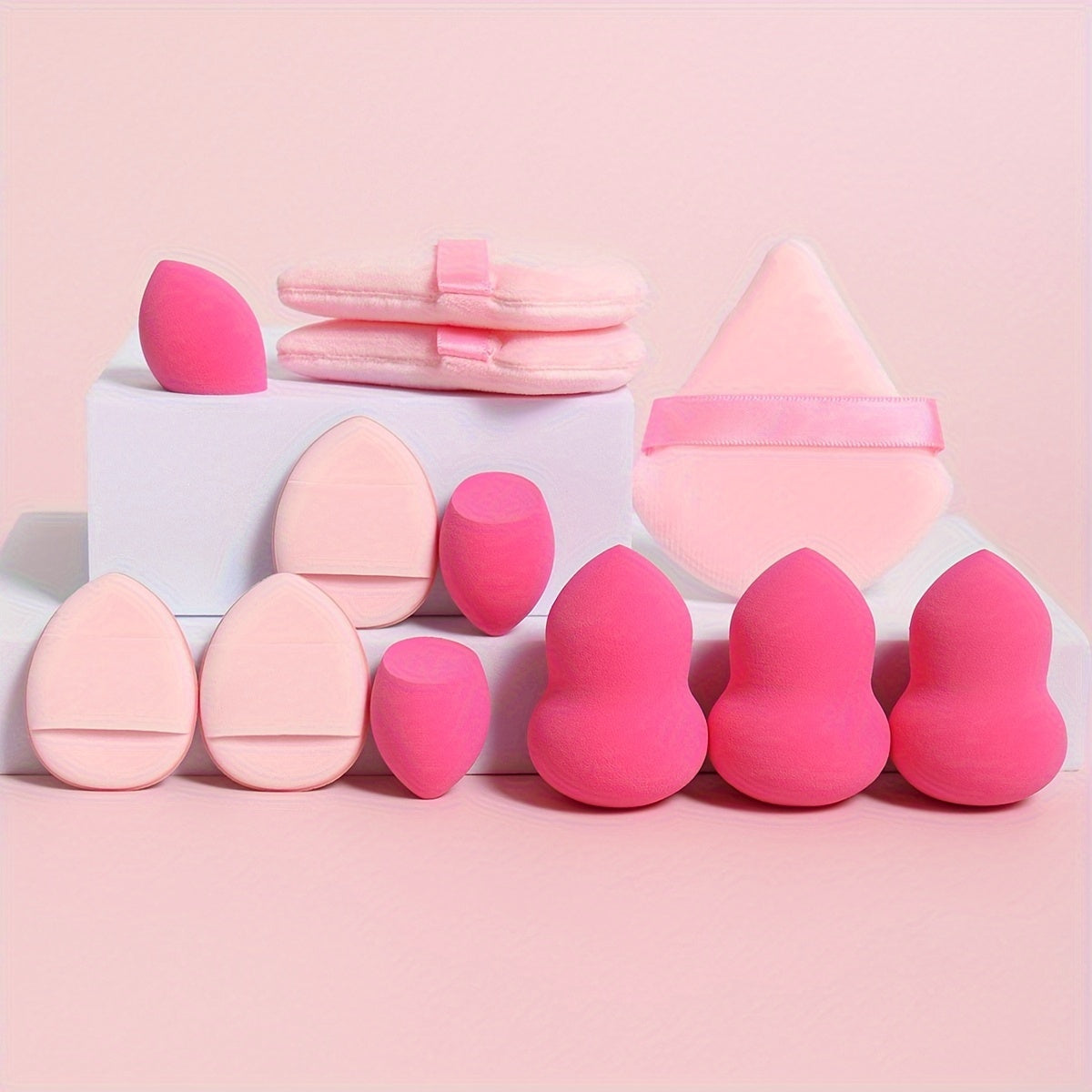 Multi-functional Makeup Sponge Puff Set 12-Piece