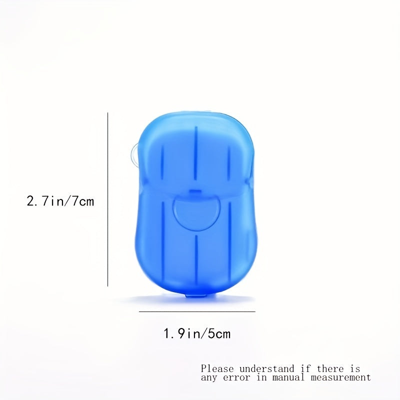 Travel Soap Sheets - Portable, Disposable, Scented Bath Foam Papers Sheets