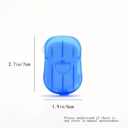 Travel Soap Sheets - Portable, Disposable, Scented Bath Foam Papers Sheets