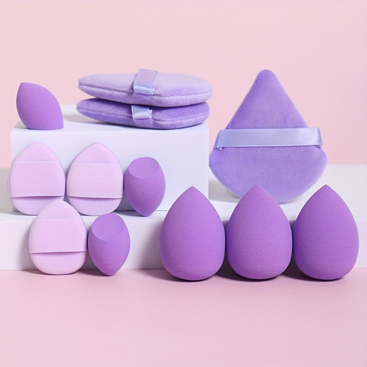 Multi-functional Makeup Sponge Puff Set 12-Piece