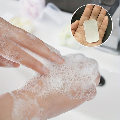 Travel Soap Sheets - Portable, Disposable, Scented Bath Foam Papers Sheets