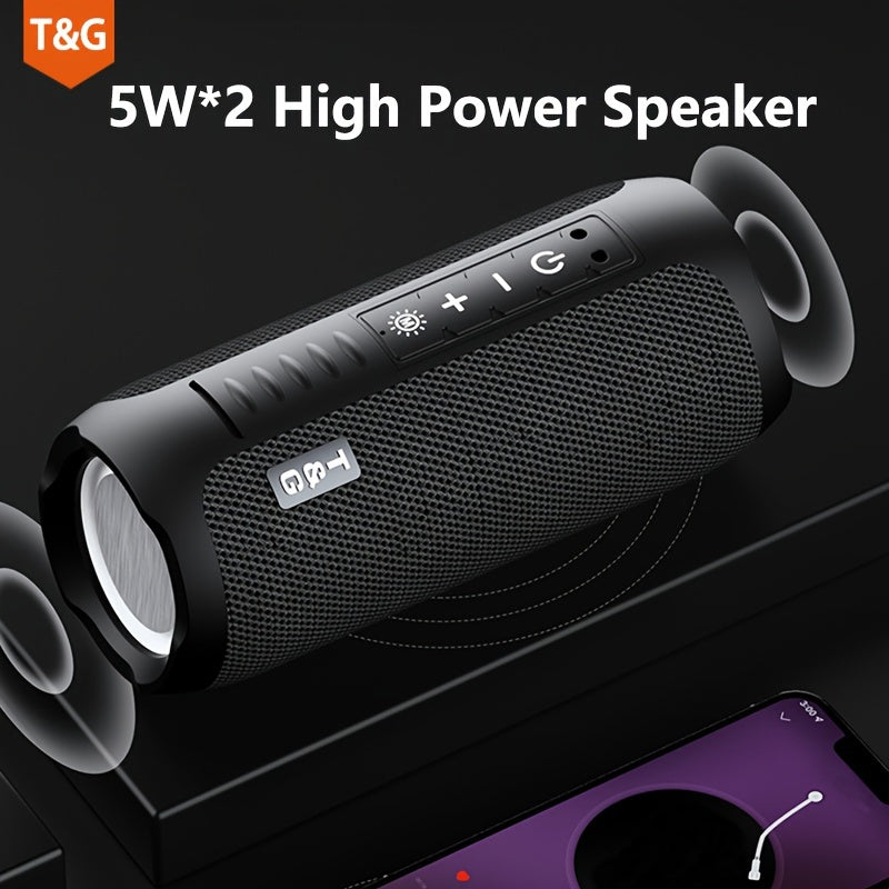 TG227 LED Portable Wireless Speaker - Wireless Connectivity for Phones, Tablets, Computers