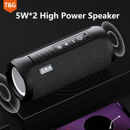 TG227 LED Portable Wireless Speaker - Wireless Connectivity for Phones, Tablets, Computers