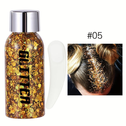 Long Lasting Mermaid Sequins Body Glitter Gel